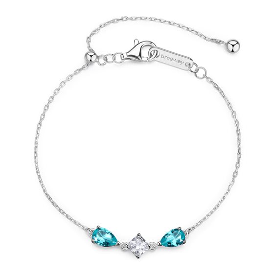Armband Brosway Dame FANCY - AQUA GREEN in Silber FAG05 - FAG05